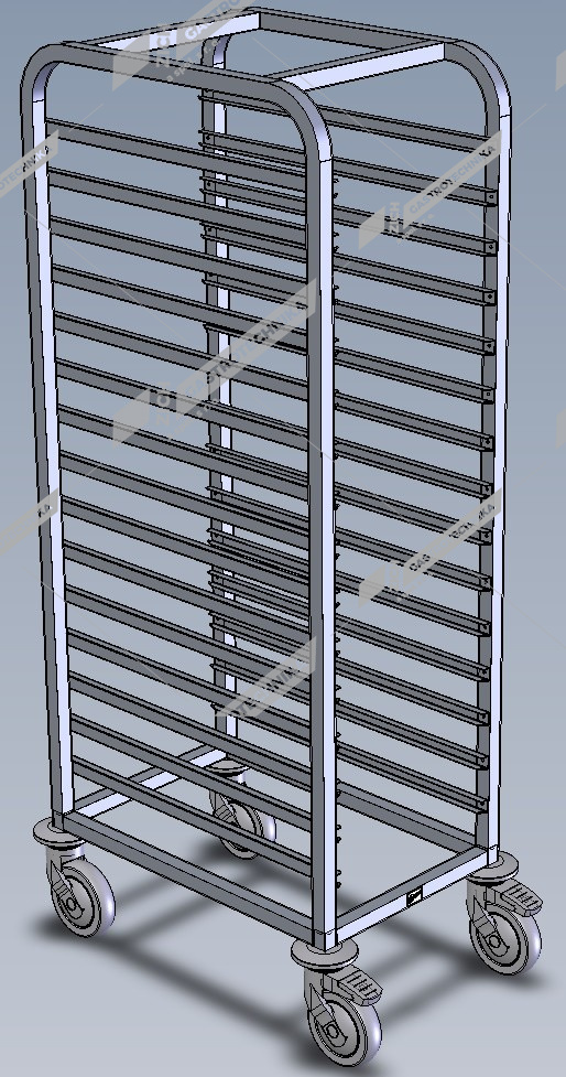 Abner Vozík bez horní odklád. police NEK 15 GN