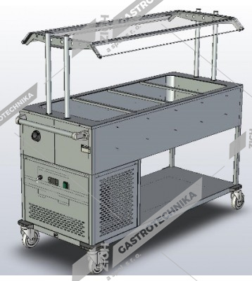 Abner Vozík chlazený se zákrytem EKC 4/1 HZ