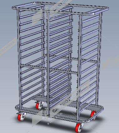 Abner Vozík  NEK 2/15 GN pro chladící boxy