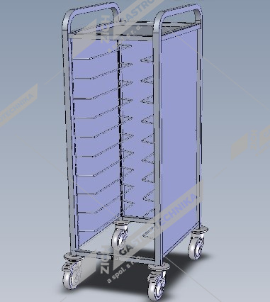 Abner Vozík odkládací NEK 1-10 