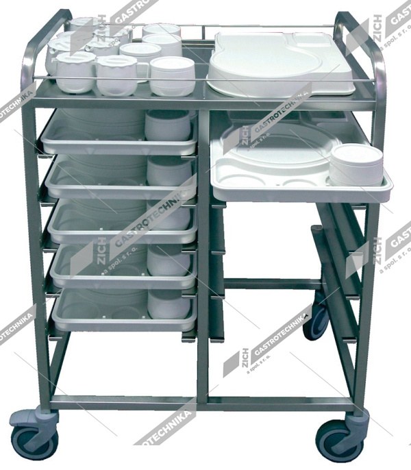 Abner Vozík s horní odkládací policí NEK 2/5 COMBISET