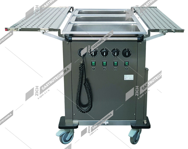 Abner Vozík se sklopnými policemi EVT 3/2 