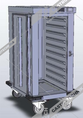 Abner Vozík se zvlhčením  ETV-B 1×10 GN 1/1