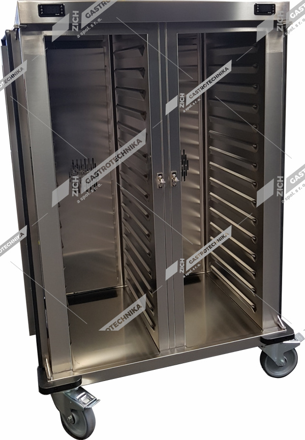 Abner Vozík transportní s ventilátorem ETV-T 2×15 GN 1/1-65