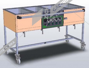 Abner Vozík výdejní s trnoží EKG-4/IV L ECO