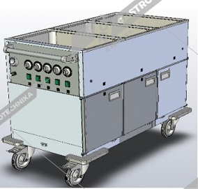 Abner Vozík vyhřívaný bez polic EVT 3/2 