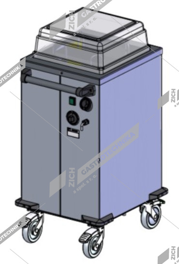 Abner Zásobník na talíře vyhřívaný EPT 1/330