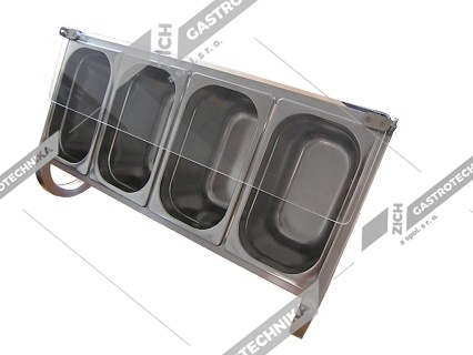 Abner Zásobník příborů stolní s 1/2 plexi ZP-4 HZ