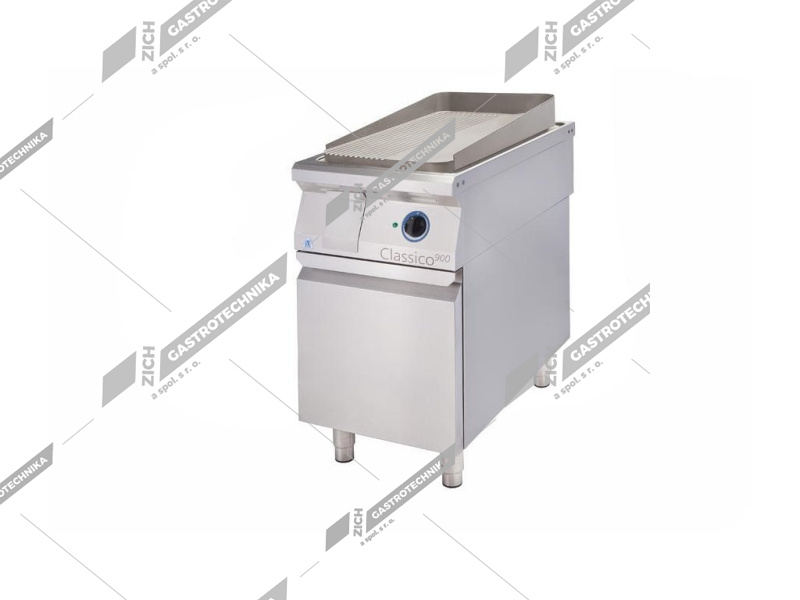 ALBA Deska grilovací el. - hladká s volným prostorem  E-GP-2/900 F