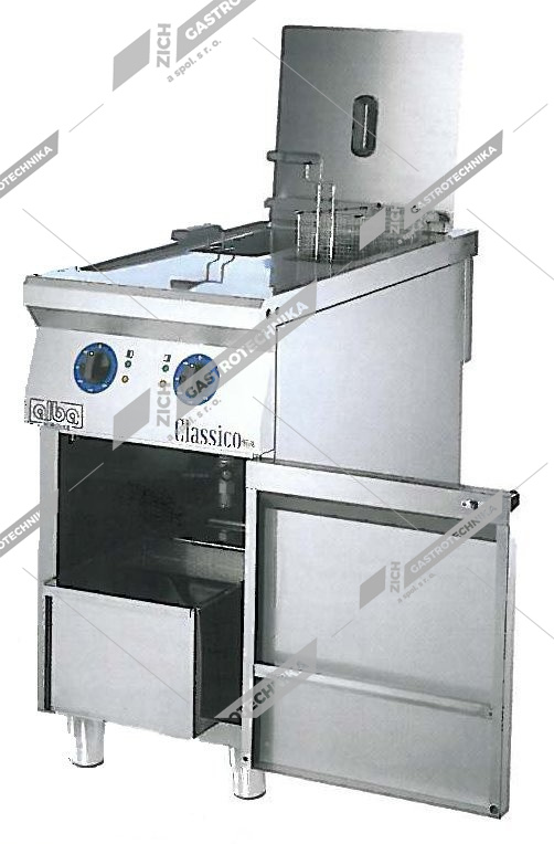 ALBA Fritéza elektrická 1x13l E-F-113/700 D  