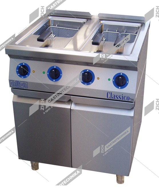 ALBA Fritéza elektrická 2x8l E-F-208/700 D