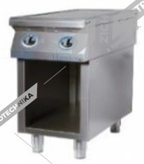 ALBA Indukční sporák s volným prostorem a policí  E-C-TG IHB-2/900 FS