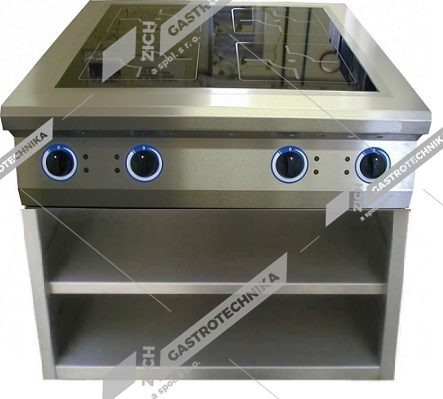 ALBA Sporák el. indukční -volný prostor  E-C-TG IHB 4/700 F