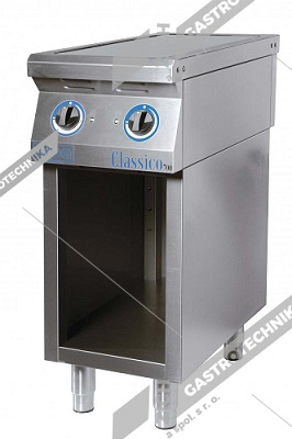 ALBA Sporák el. sklokeramický - volný prosotr s policí  E-C-TG RHB-2/700 FS