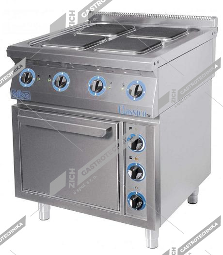 ALBA Sporák elektrický s el. troubou  E-C-4/700 EO