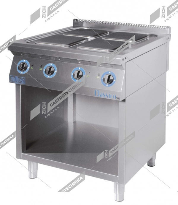 ALBA Sporák elektrický s volným prostorem  E-C-4/900 F