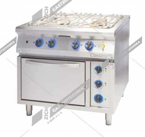 ALBA Sporák plynový s dvířky  G-C-4/700 D (ZP)