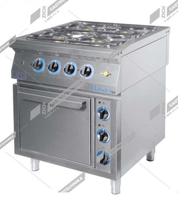 ALBA Sporák plynový - volný prostor  G-C-4/900 F (ZP)