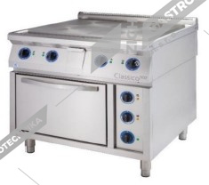 ALBA Tálový sporák s dvířky a policí  E-C-FSPD-4/900 DS