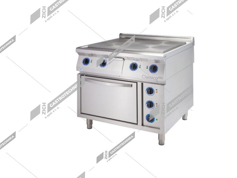 ALBA Tálový sporák s troubou  E-C-FSPD-4/900 EO