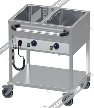 ALBA Vodní lázeň - vozík s policí SME 2TL