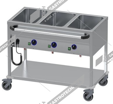 ALBA Vodní lázeň - vozík s policí SME 3L