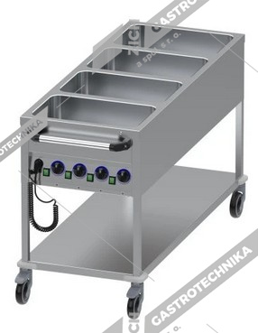 ALBA Vodní lázeň - vozík s policí SME 4