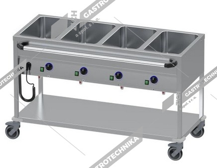 ALBA Vodní lázeň - vozík s policí SME 4L