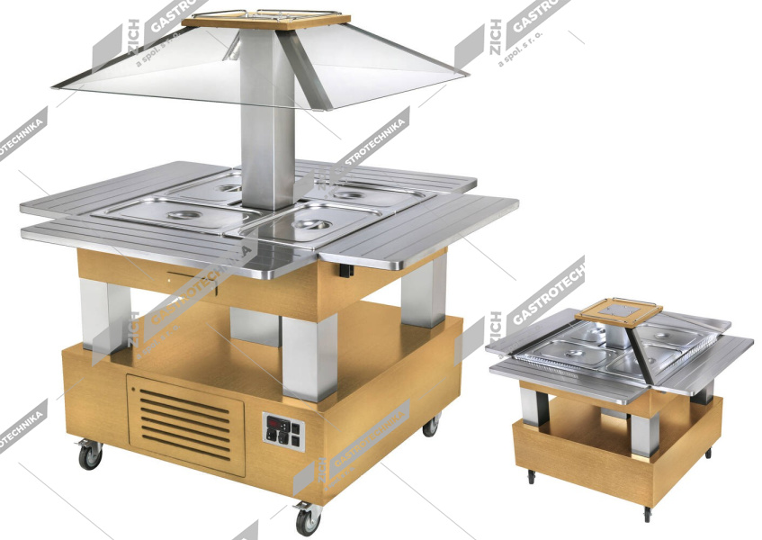 AT Fornax Salátový bar centrální chladící SBCM 40 F