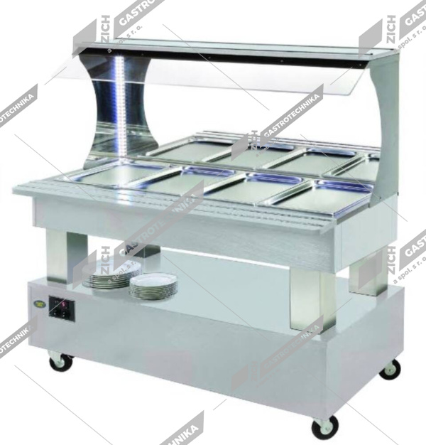 AT Fornax Salátový bar přístěnný chladící  SBM 40 F