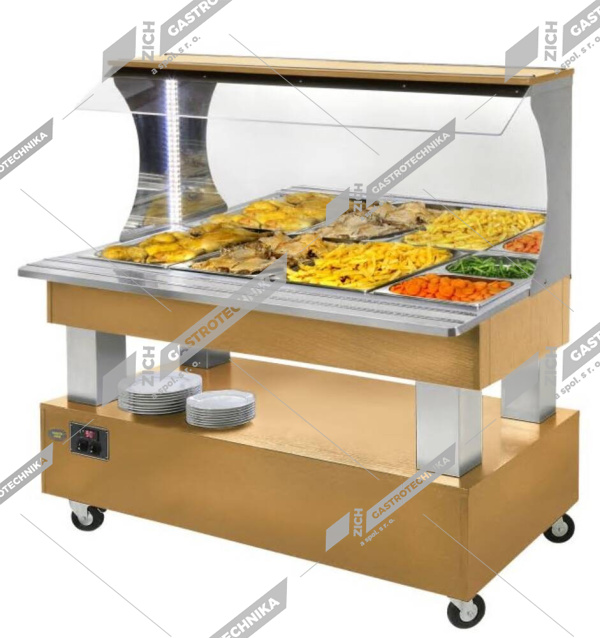 AT Fornax Salátový bar přístěnný vyhřívaný SBM 40 C