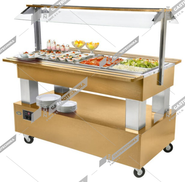 _AT Fornax Salátový bar středový vyhřívaný SB 40 C