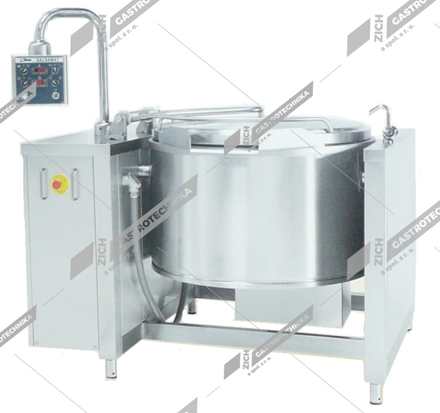 Automatická sklopná pánev s mícháním 160L Salsamat 160