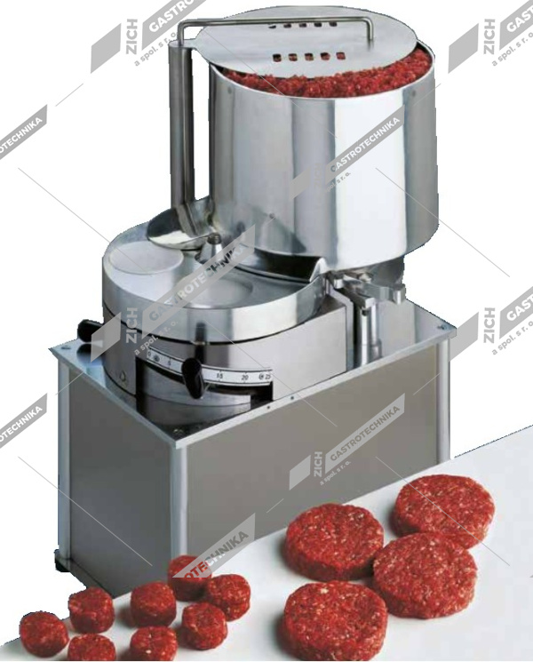 Automatický tvarovací stroj na hamburgery a masové kuličky MS/4