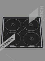 BERNER Vestavěná indukční plotna BI4EG14