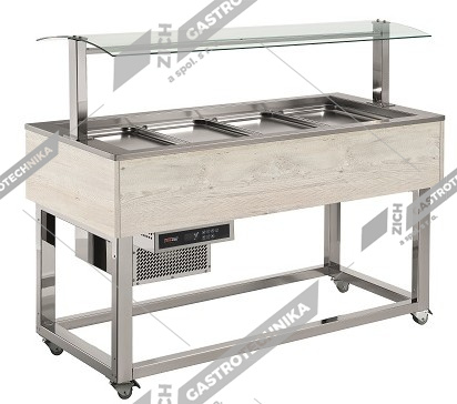 Bufet chlazený GN 3-1/1 ES GREEN+3H