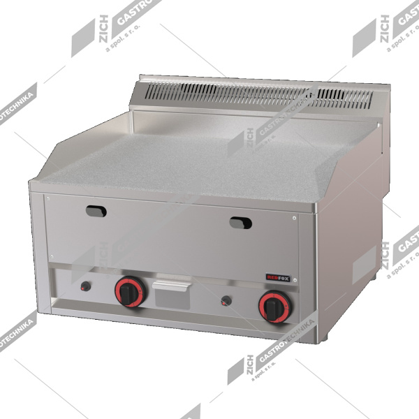 Deska grilovací plynová hladká chromovaná  FTHC 60 GL