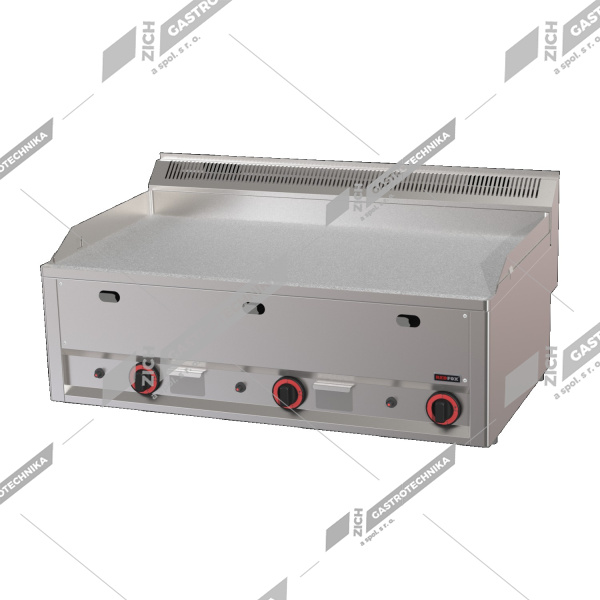 Deska grilovací plynová hladká chromovaná  FTHC 90 GL