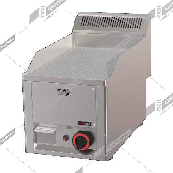 Deska grilovací plynová rýhovaná chromovaná  FTRC 30 GL