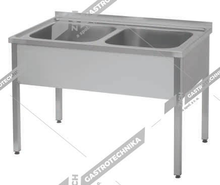 Dvoudřez nerez - hloubka 700 