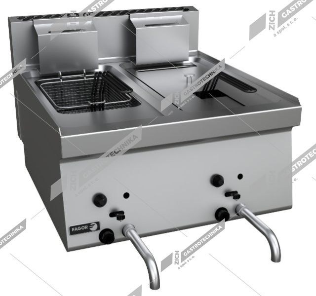 Fagor Fritéza plynová 2x 8L CI-FG606T 28