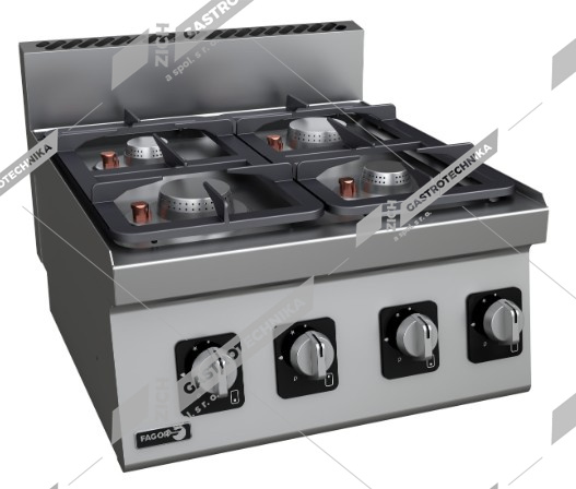Fagor Sporák plynový stolní CI-CG606T 4