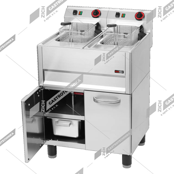 Fritéza 2x 8 L třífázová FE 61 ELT