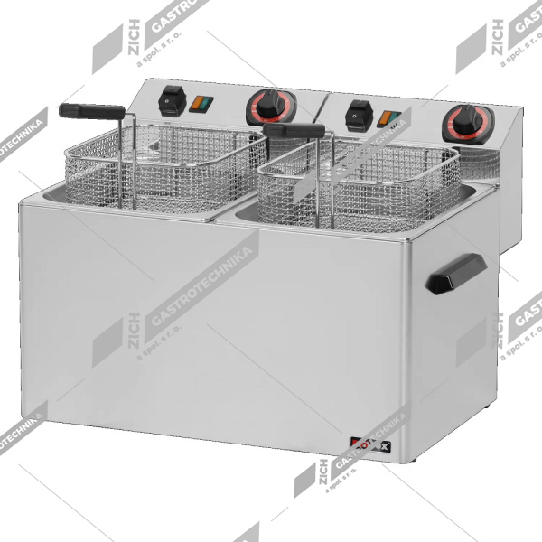 Fritéza elektrická 8+8 l FE 77 T