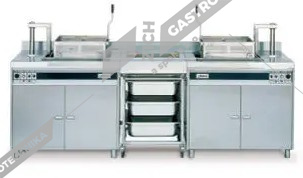 Fritéza s automatickým zvihem košů FS/2