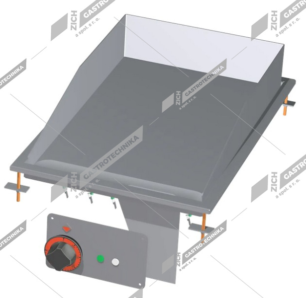 Grilovací deska hladká chrom FTLD-64 ETS