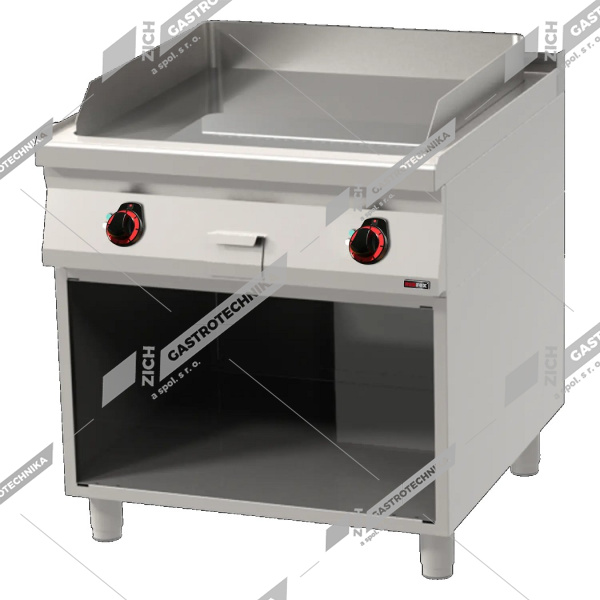 Grilovací deska hladká chromovaná FTHC 90/80 E