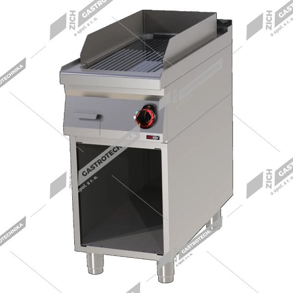 Grilovací deska rýhovaná chromovaná FTRC 90/40 E