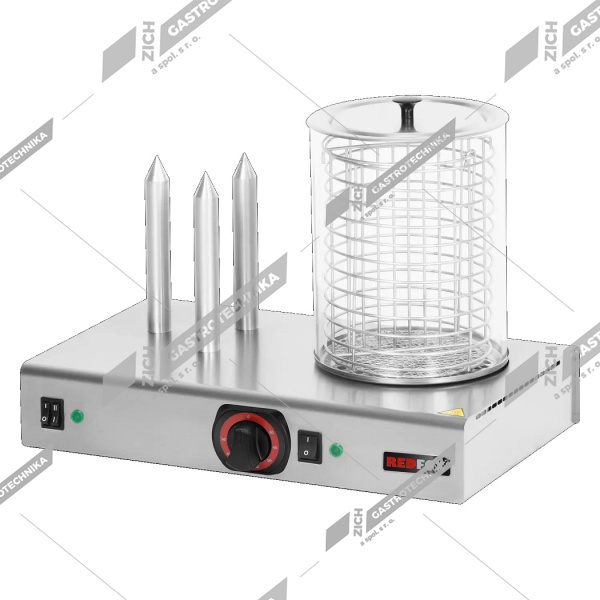 Hot-dog 3 trny s nádobkou a košíkem HD 03 N/K