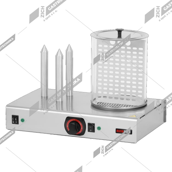 Hot-dog 3 trny s nádobou HD 03 N